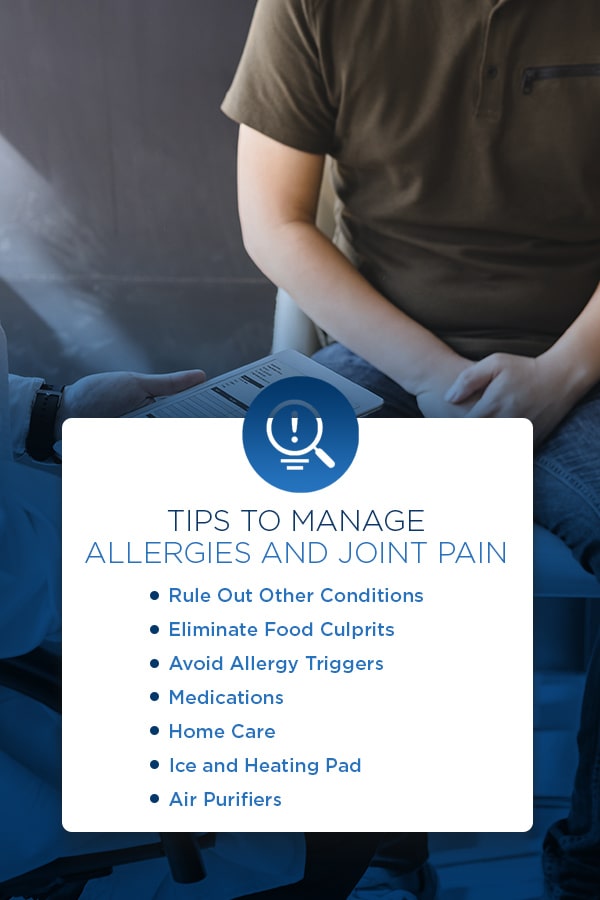 tips to manage allergies and joint pain