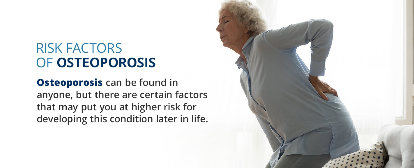 risk factors of osteoporosis