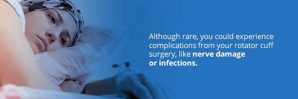signs of complications from shoulder surgery
