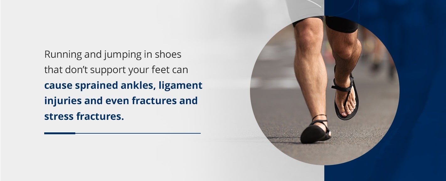 Flip Flops Increase the-Risk of Injuries why flip flops are bad for running