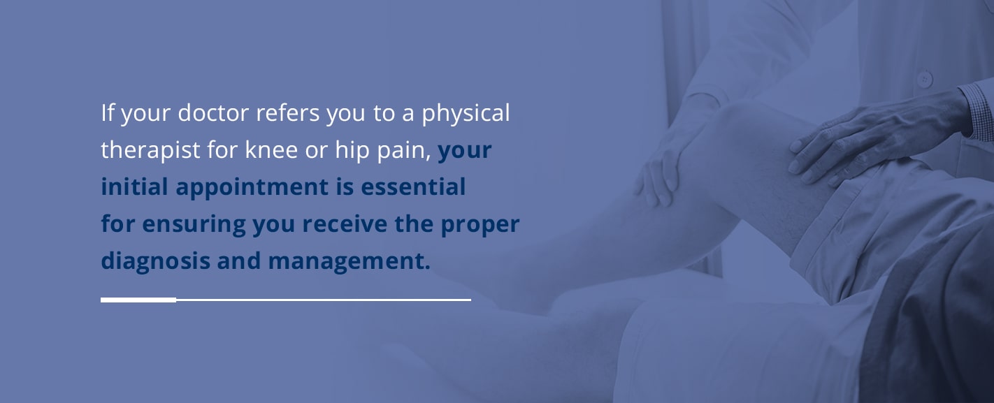 Physical Therapy Evaluation for Knee and Hip Pain