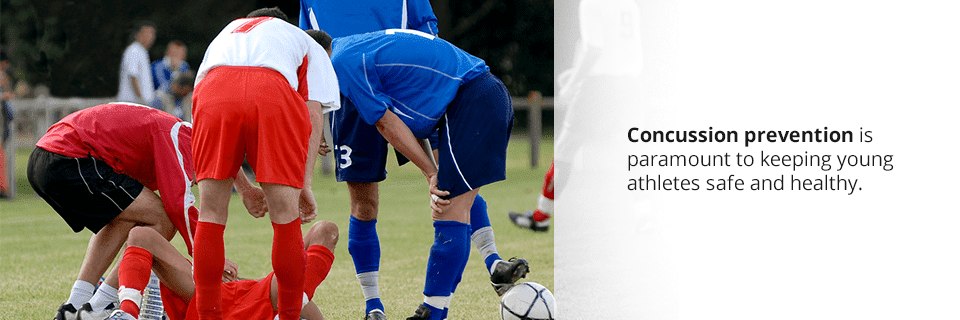 Concussion Prevention concussion prevention is paramount to keeping young athletes safe and healthy