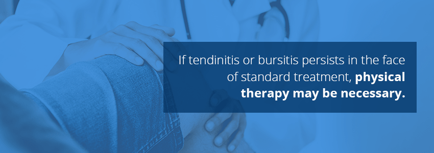 physical therapy for tendinitis and bursitis