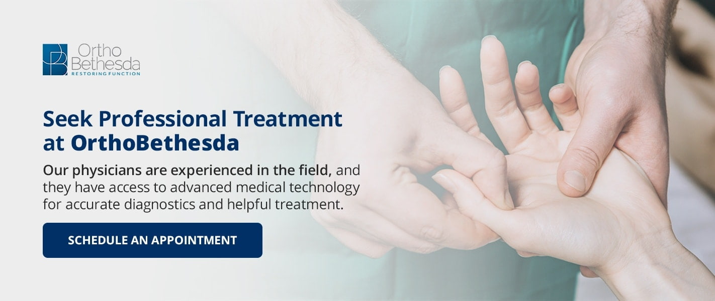 seek treatment at orthobethesda