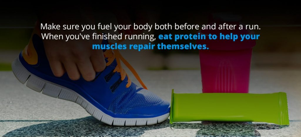 eat protein to help your muscles repair