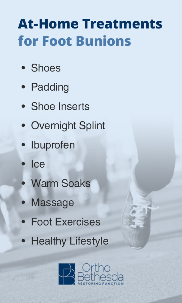 At-Home Treatments for Foot Bunions